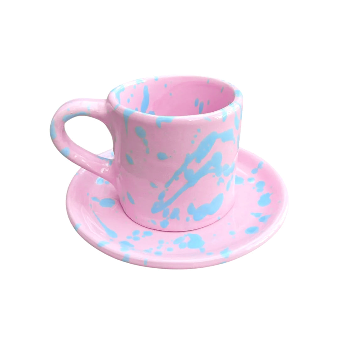 Mug and Plate Set – Pink