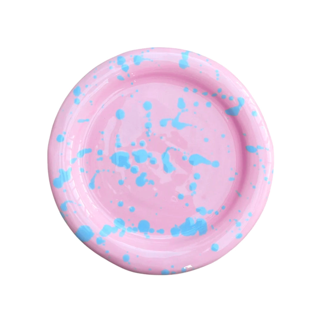 Uppläggningsfat - Runt - Rosa