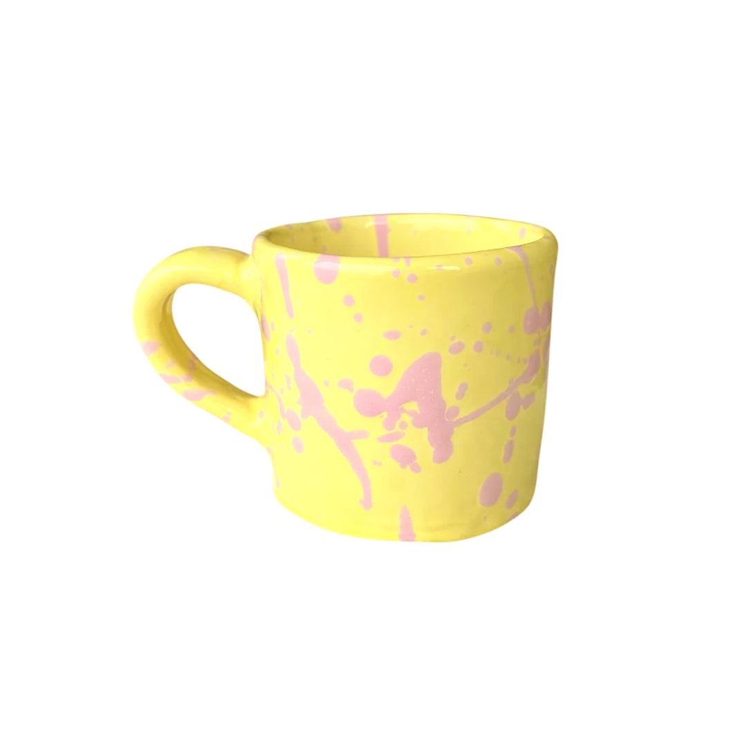 Mugg och fat set - Gul