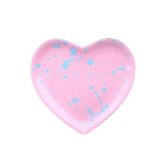 Serving Plate – Heart – Pink