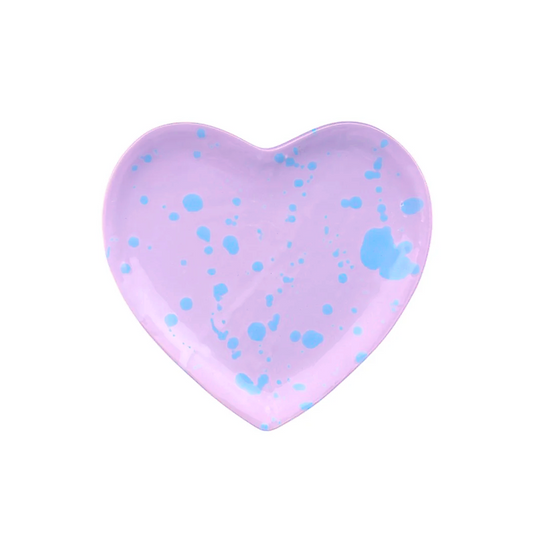 Serving Plate – Heart – Purple